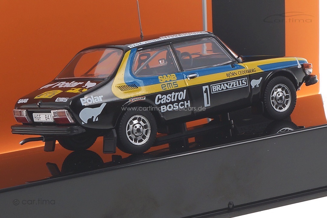 Saab 99 EMS Rallye Schweden 1977 Eklund/Cederberg IXO 1:43 RAC298