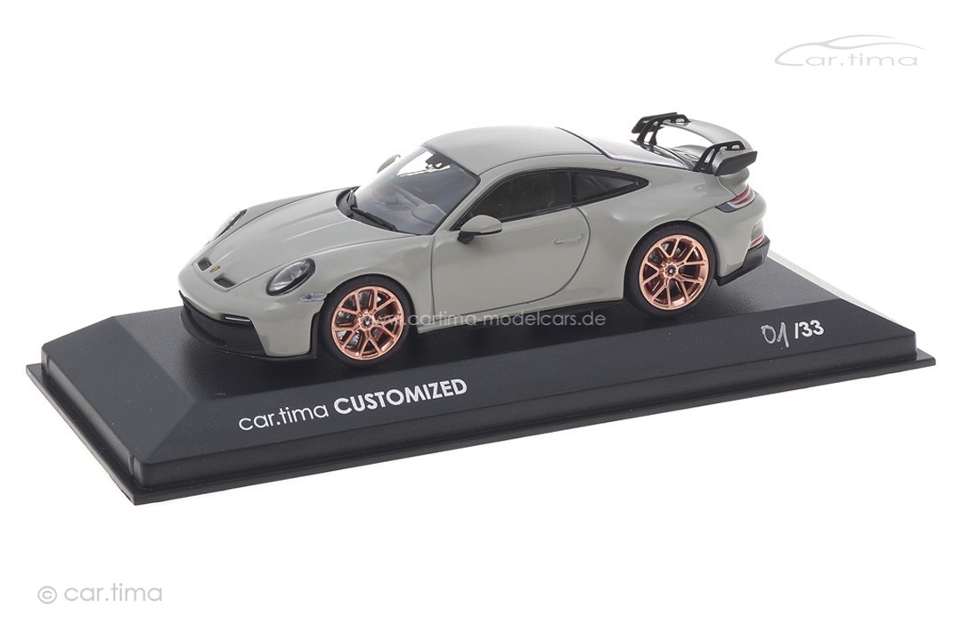 Porsche 911 (992) GT3 Kreide/Rad Cuprum Minichamps car.tima CUSTOMIZED 1:43 Porsche 911 (992) GT3 Kreide/Rad Cuprum Minichamps car.tima CUSTOMIZED 1:43