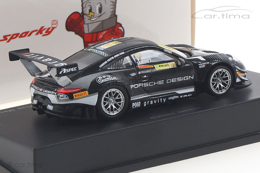 Porsche 911 GT3 R Macau 2018 Mathieu Jaminet Spark 1:64 Y159 Porsche 911 GT3 R Macau 2018 Mathieu Jaminet Spark 1:64 Y159