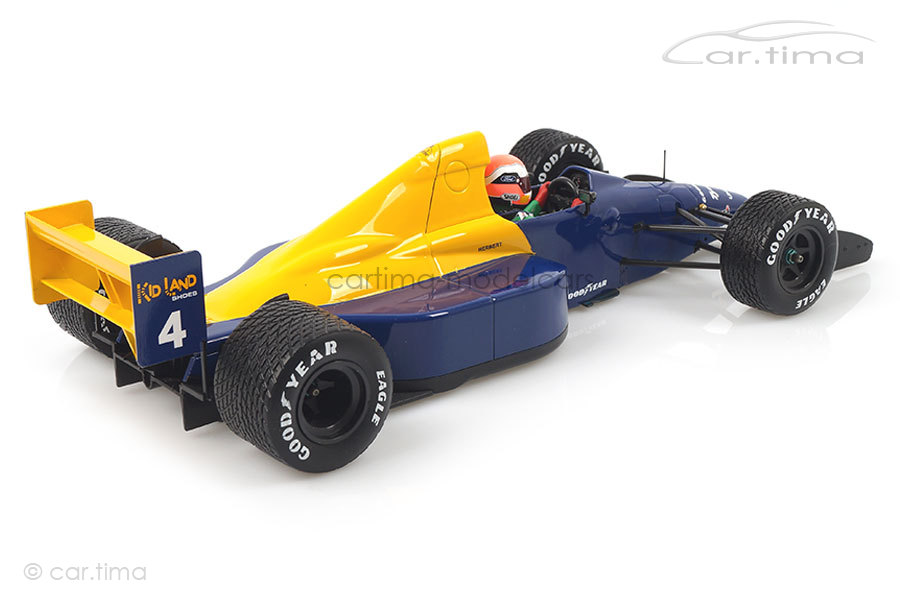 Tyrrell Ford 018 GP Belgien 1989 Johnny Herbert Minichamps 1:18 110891104 Tyrrell Ford 018 GP Belgien 1989 Johnny Herbert Minichamps 1:18 110891104