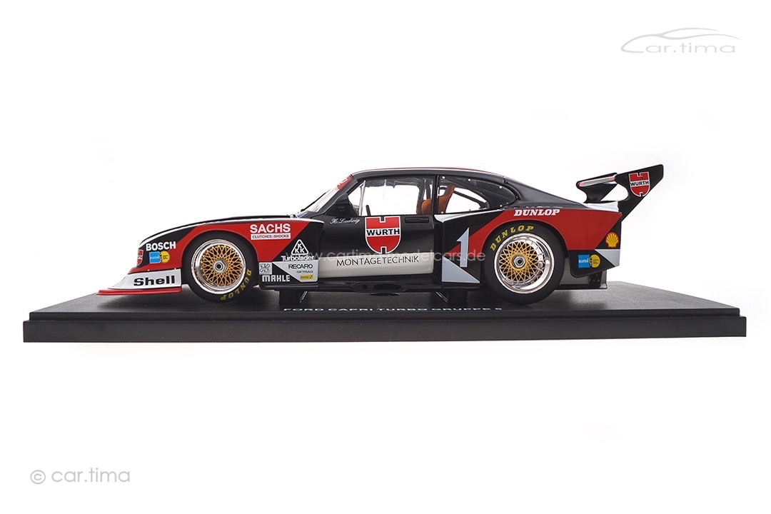 Ford Capri Turbo Gruppe 5 DRM 1980 Klaus Ludwig Werk83 1:18 W1804004 Ford Capri Turbo Gruppe 5 DRM 1980 Klaus Ludwig Werk83 1:18 W1804004