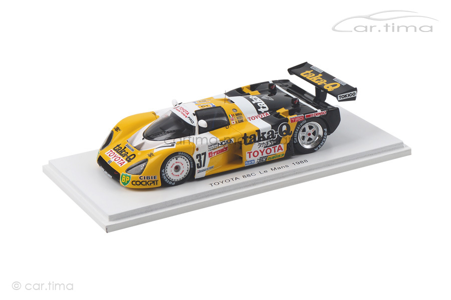 Toyota 88C 24h Le Mans 1988 Barilla/Needell/Ogawa Spark 1:43 S5243 Toyota 88C 24h Le Mans 1988 Barilla/Needell/Ogawa Spark 1:43 S5243