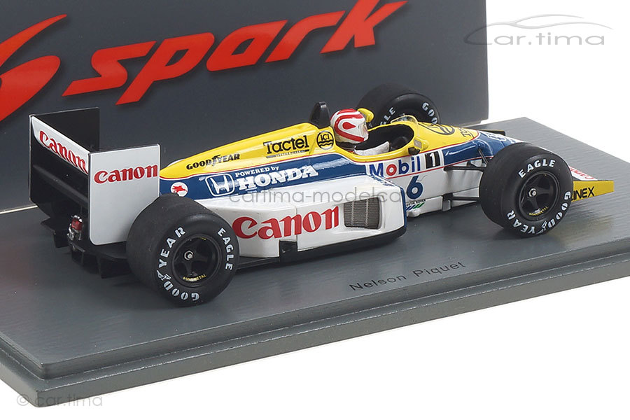 Williams FW11 Winner GP Brazil 1986 Nelson Piquet Spark 1:43 S7480 Williams FW11 Winner GP Brazil 1986 Nelson Piquet Spark 1:43 S7480
