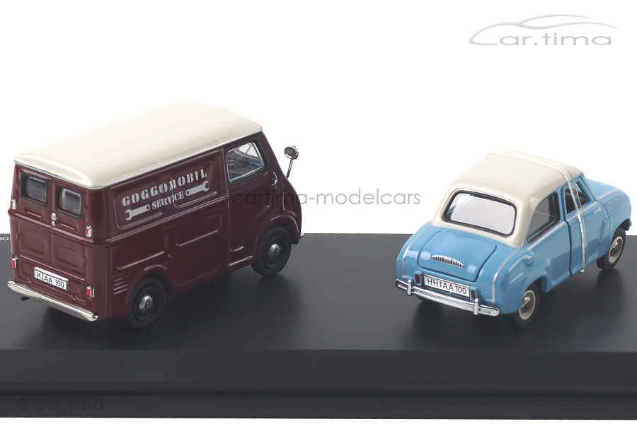 Set Goggomobil Limousine und Transporter Schuco 1:43 450347500 Set Goggomobil Limousine und Transporter Schuco 1:43 450347500