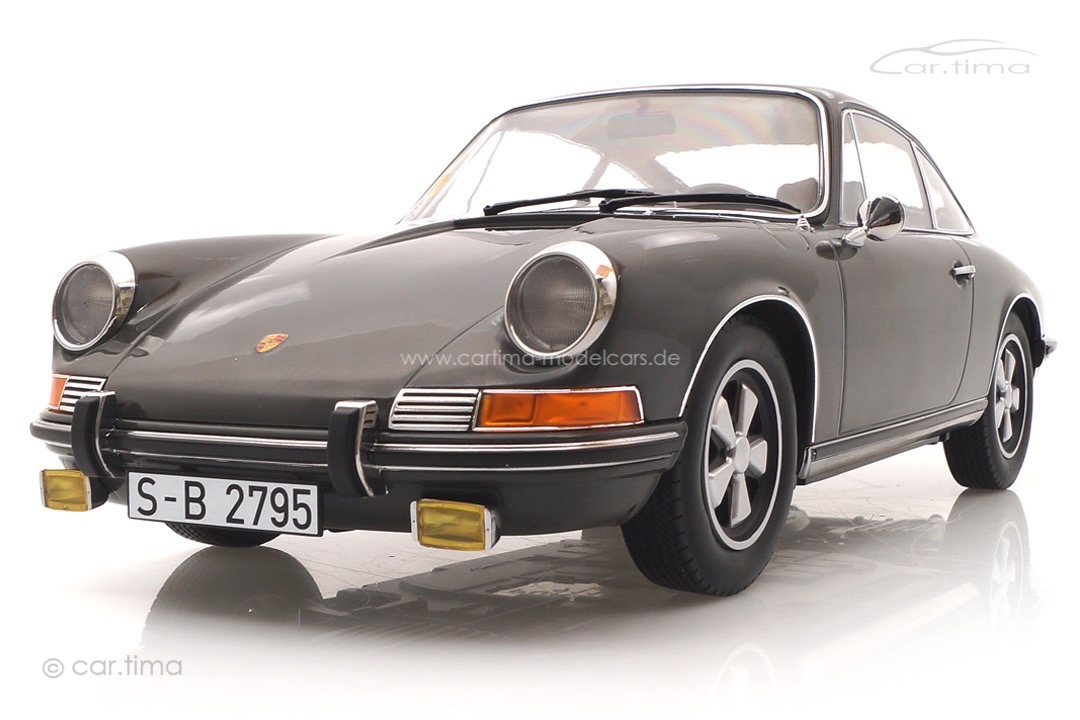 Porsche 911 S Schiefergrau 1970 Le Mans McQueen Norev 1:12 127513 Porsche 911 S Schiefergrau 1970 Le Mans McQueen Norev 1:12 127513