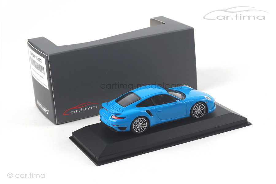 Porsche 911 (991) Turbo S Rivierablau Minichamps 1:43 CA04316063 Porsche 911 (991) Turbo S Rivierablau Minichamps 1:43 CA04316063