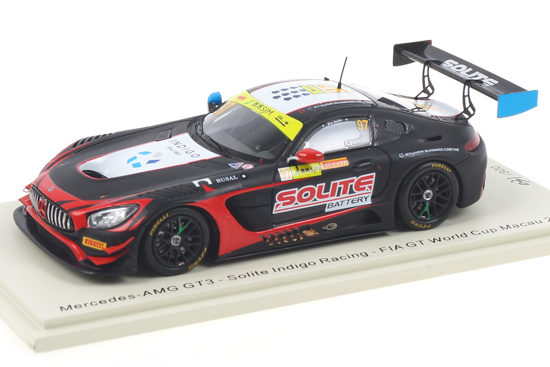 Mercedes-AMG GT3 Macau 2019 Roelof Bruins Spark 1:43 SA219 Mercedes-AMG GT3 Macau 2019 Roelof Bruins Spark 1:43 SA219