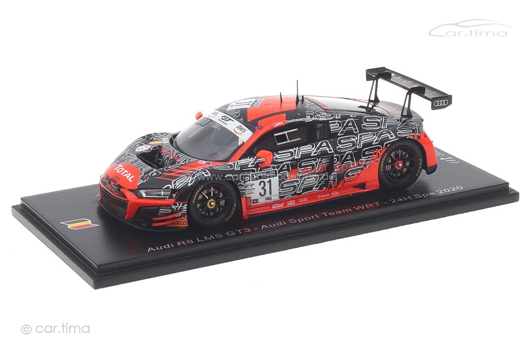 Audi R8 LMS GT3 24h Spa 2020 Mies/van der Linde/Vanthoor Spark 1:43 SB407