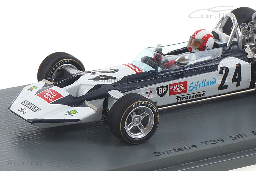 Surtees TS9 GP Großbritannien 1971 Rolf Stommelen Spark 1:43 S4015 Surtees TS9 GP Großbritannien 1971 Rolf Stommelen Spark 1:43 S4015