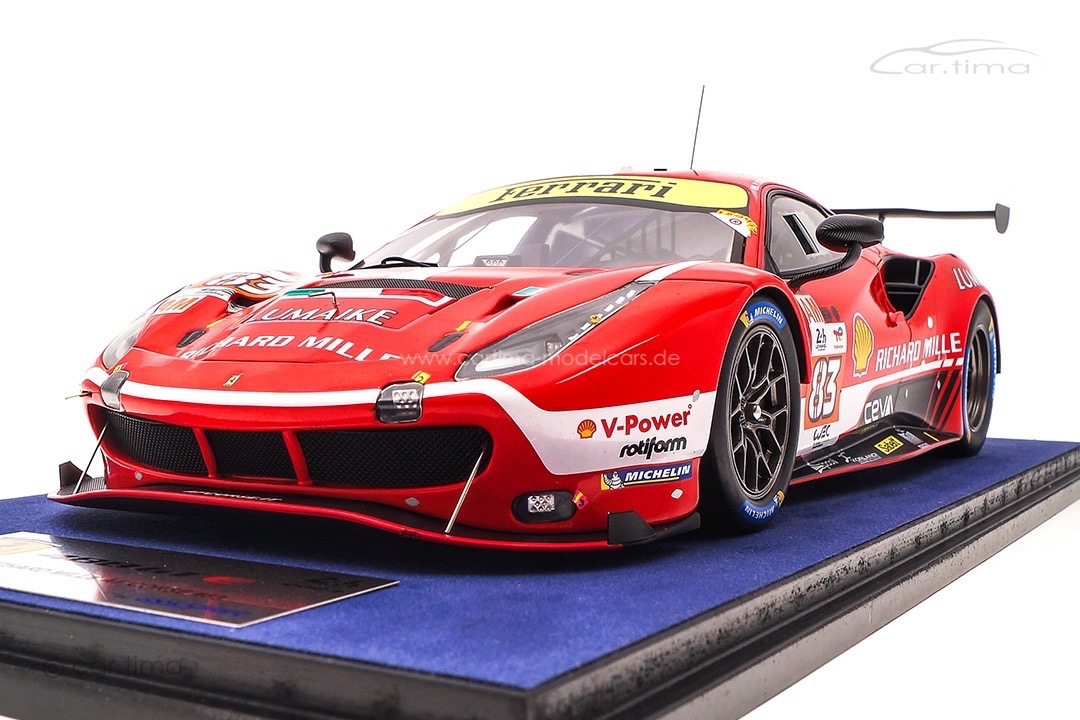 Ferrari 488 GTE EVO 24h Le Mans 2023 Perez-Companc/Rovera/Wadoux LookSmart 1:18 LS18LM037 Ferrari 488 GTE EVO 24h Le Mans 2023 Perez-Companc/Rovera/Wadoux LookSmart 1:18 LS18LM037