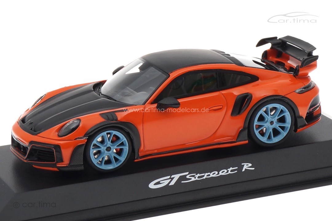 TECHART GTstreet R (Basis 992 Turbo) Gulforange/Rad Gulfblau car.tima CUSTOMIZED CAC04323008 TECHART GTstreet R (Basis 992 Turbo) Gulforange/Rad Gulfblau car.tima CUSTOMIZED CAC04323008