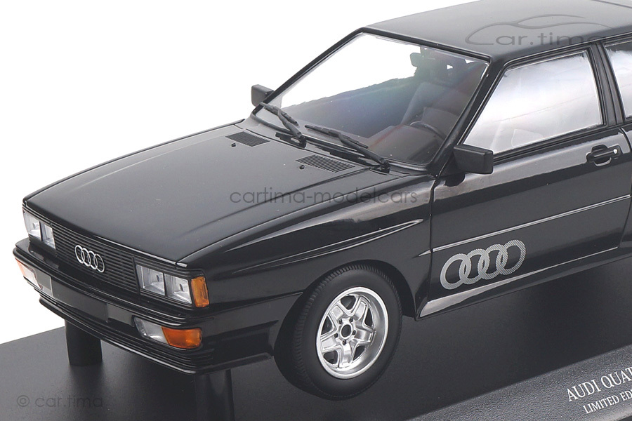 Audi Quattro 1980 schwarz Minichamps 1:18 155016121 Audi Quattro 1980 schwarz Minichamps 1:18 155016121