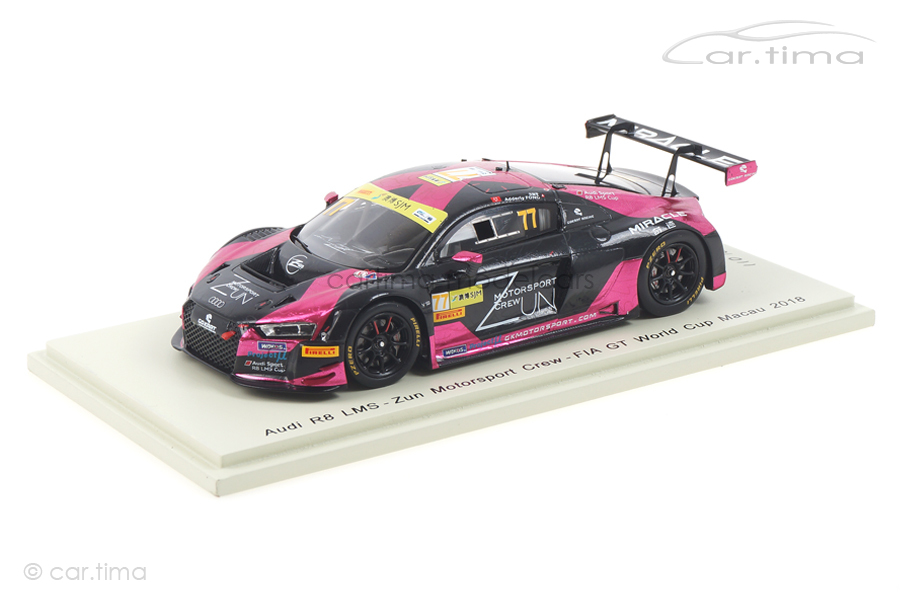 Audi R8 LMS Macau 2018 Adderly Fong Spark 1:43 SA171 Audi R8 LMS Macau 2018 Adderly Fong Spark 1:43 SA171