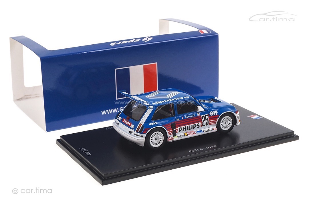 Renault 5 Maxi Turbo Superproduction 1987 Erik Comas Spark 1:43 SF055 Renault 5 Maxi Turbo Superproduction 1987 Erik Comas Spark 1:43 SF055