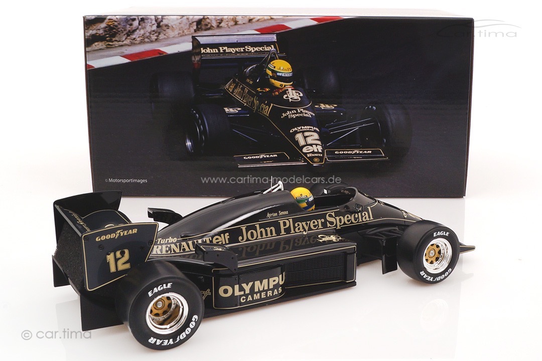 Lotus 97T GP Monaco GP 1985 Ayrton Senna Werk83 1:18 W18056001