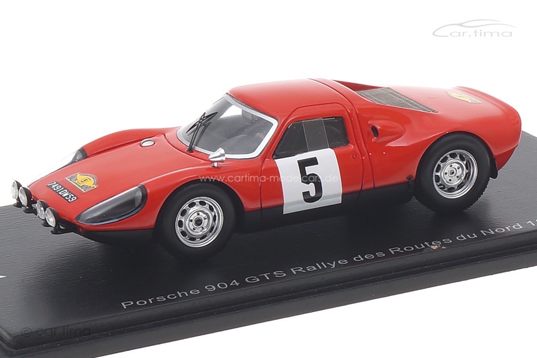 Porsche 904 GTS Rallye des Routes du Nord 1967 Dutoit/Morel Spark 1:43 SF167