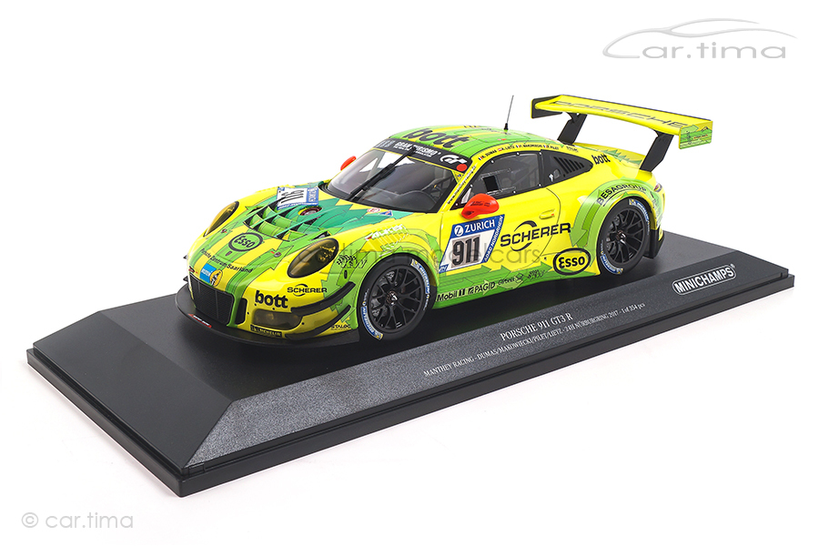 Porsche 911 GT3 R 24h Nürburgring 2017 Manthey Racing Minichamps 1:18 155176911 Porsche 911 GT3 R 24h Nürburgring 2017 Manthey Racing Minichamps 1:18 155176911