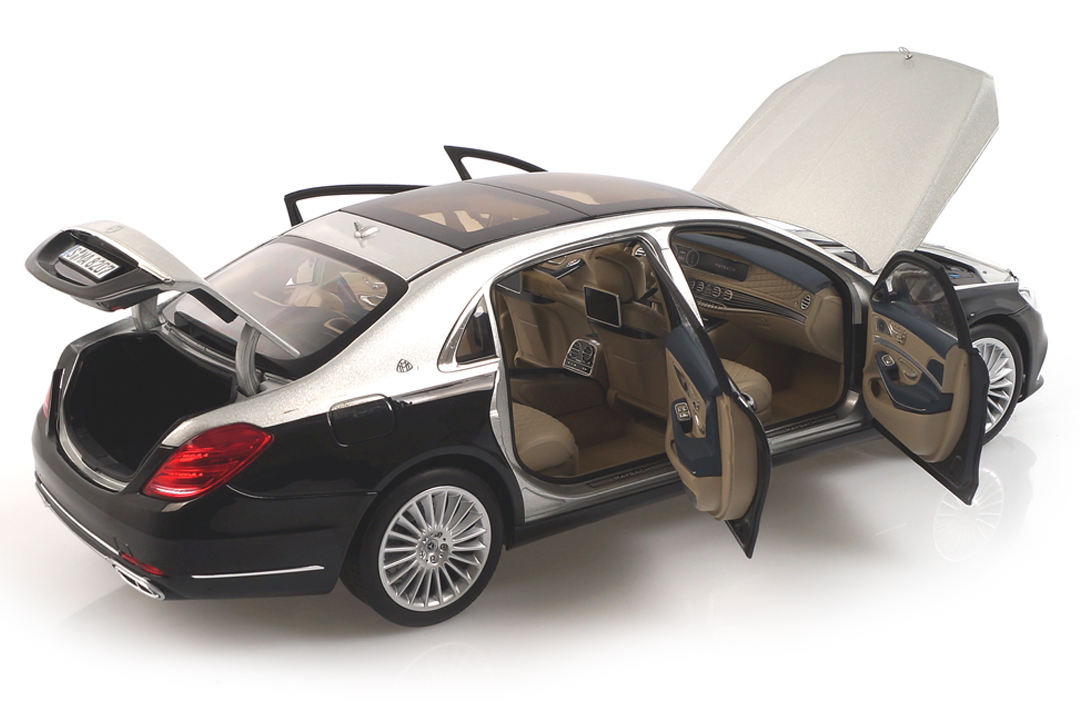Mercedes-Maybach S650 2018 schwarz met./silber Norev 1:18 183427 Mercedes-Maybach S650 2018 schwarz met./silber Norev 1:18 183427