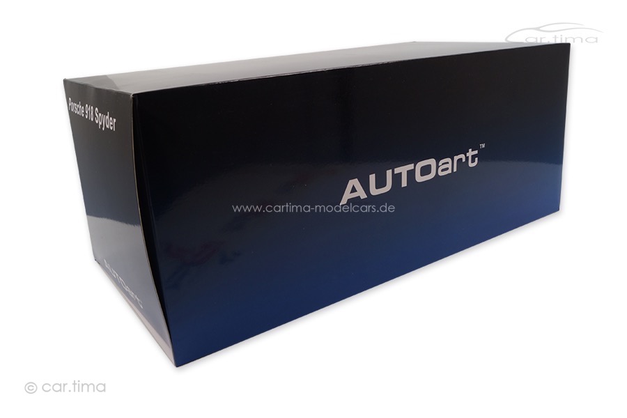 Porsche 918 Spyder Weissach Package Original signature Walter Röhrl AutoArt 1:12 12121-SIG