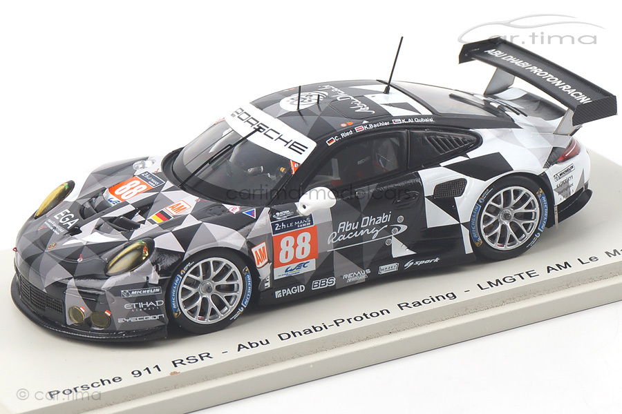 Porsche 911 RSR 24h Le Mans 2015 Al Qubaisi/Bachler/Ried Spark 1:43 S4673 Porsche 911 RSR 24h Le Mans 2015 Al Qubaisi/Bachler/Ried Spark 1:43 S4673