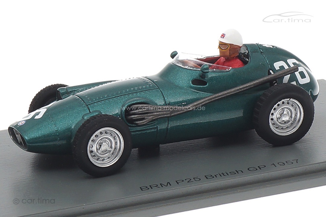 BRM P25 GP Großbritannien 1957 Les Leston Spark 1:43 S5728 BRM P25 GP Großbritannien 1957 Les Leston Spark 1:43 S5728