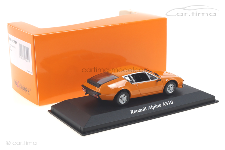Renault Alpine A310 1976 Orange Maxichamps 1:43 940113591 Renault Alpine A310 1976 Orange Maxichamps 1:43 940113591