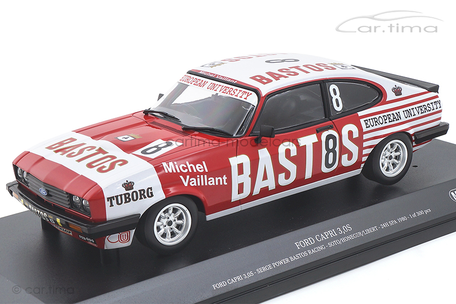 Ford Capri 3.0 24h Spa 1980 Soto/Honeger/Libert Minichamps 1:18 155808608 Ford Capri 3.0 24h Spa 1980 Soto/Honeger/Libert Minichamps 1:18 155808608