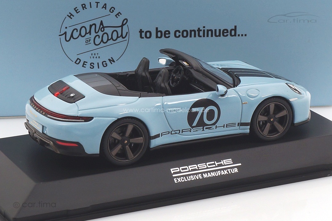 Porsche 911 (992) Carrera GTS Spirit 70 Meissenblau Spark 1:43 WAP0200550SGTS