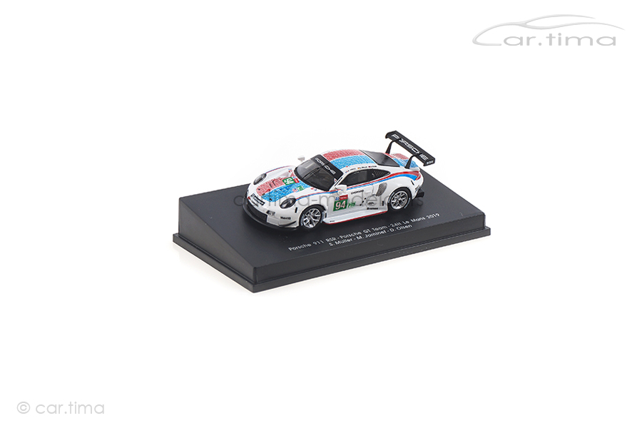 Porsche 911 RSR 24h Le Mans 2019 Jaminet/Müller/Olsen Spark 1:87 87S153