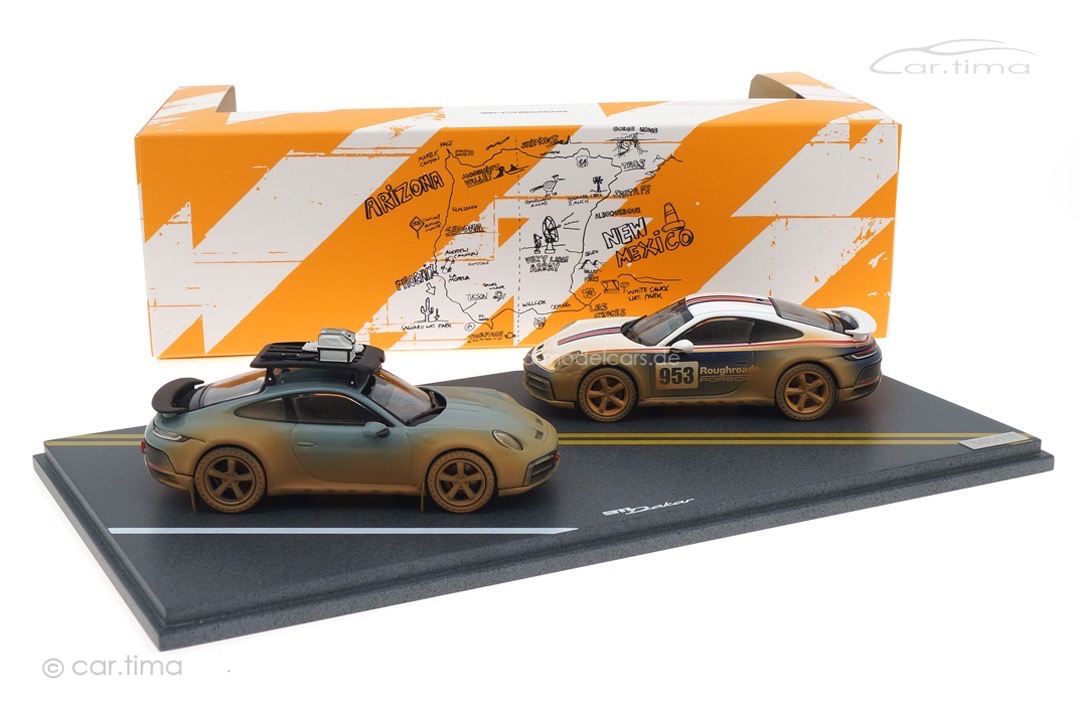 Set Porsche 911 (992) Dakar Ahead Spark 1:43 WAP0201740S0DK