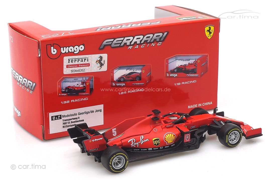 Ferrari SF1000 GP Österreich 2020 Sebastian Vettel Bburago 1:43 18-36823V Ferrari SF1000 GP Österreich 2020 Sebastian Vettel Bburago 1:43 18-36823V