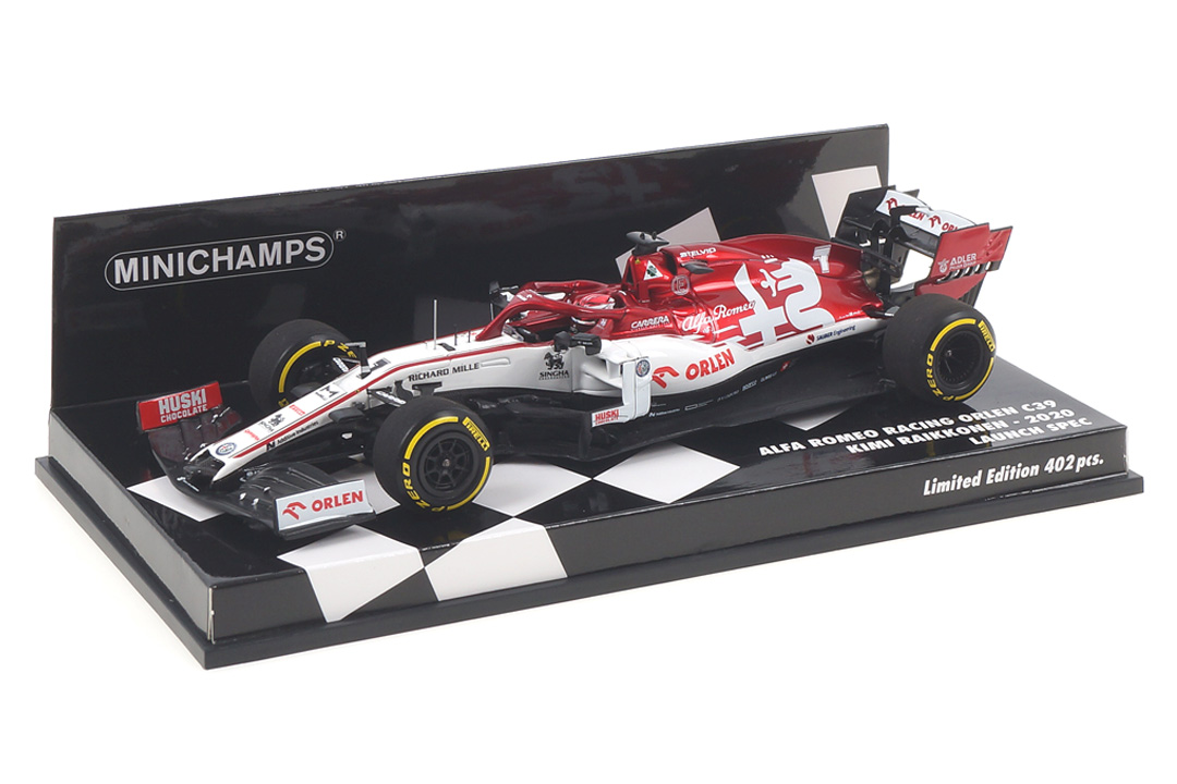 Alfa Romeo Racing C39 Launch Spec 2020 Kimi Räikkönen Minichamps 1:43 417200007