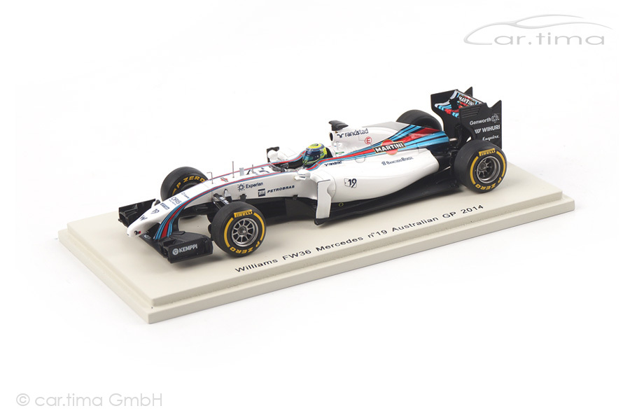 Williams FW36 Mercedes GP Australien 2014 Felipe Massa Spark 1:43 S3079