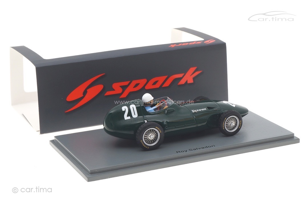 Vanwall VW5 GP Frankreich 1957 Roy Salvadori Spark 1:43 S7205 Vanwall VW5 GP Frankreich 1957 Roy Salvadori Spark 1:43 S7205