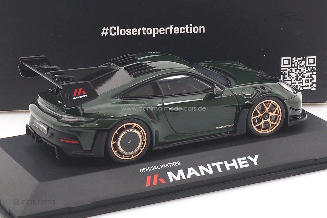 Porsche 911 (992) GT3 RS Manthey Kit Brewstergreen Spark 1:43 WAP0203000TGT3