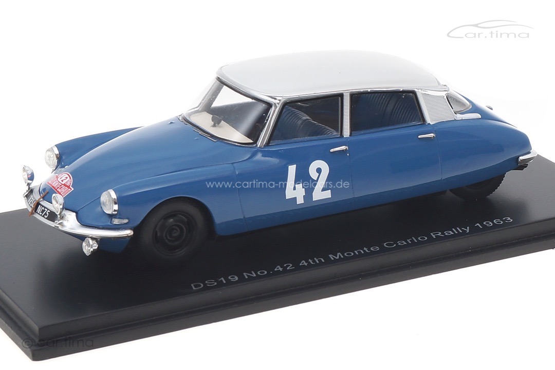 Citroen DS19 Rallye Monte Carlo 1963 Bianchi/Ogier Spark 1:43 S5532