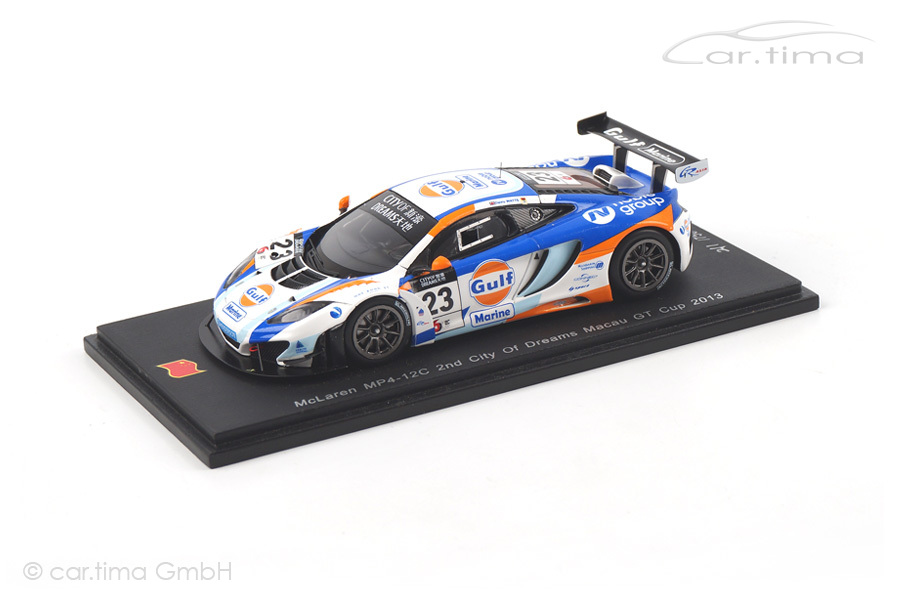 McLaren MP4-12C Macau GT Cup 2013 Danny Watts Spark 1:43 SA056