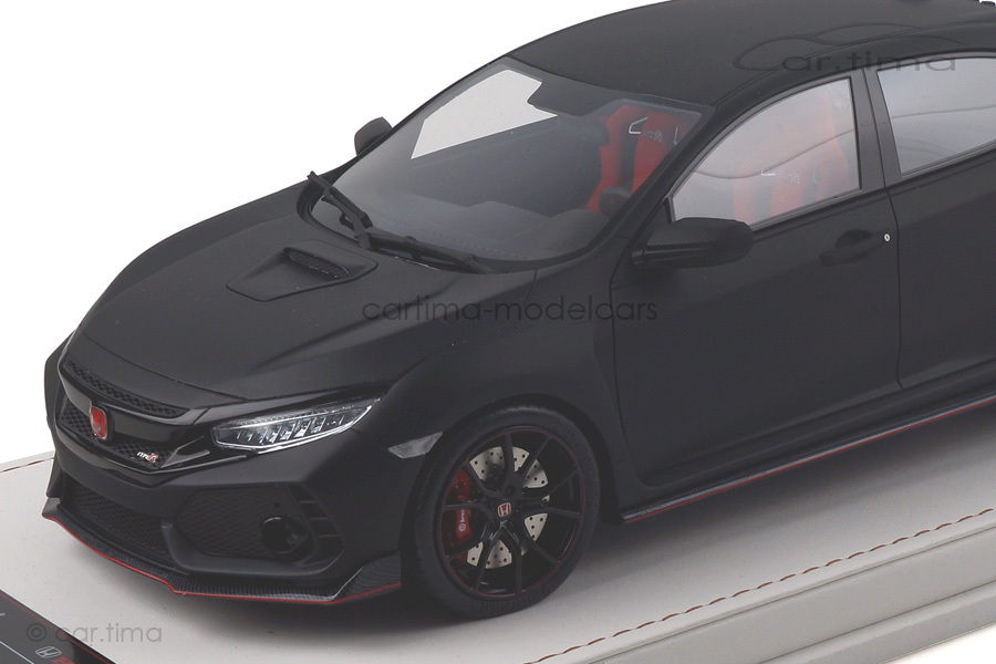Honda Civic Type R matt schwarz Motorhelix 1:18 MH001PT-L Honda Civic Type R matt schwarz Motorhelix 1:18 MH001PT-L