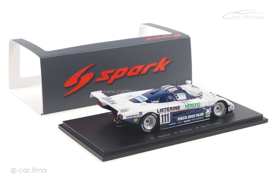 Spice 88C 24h Le Mans 1988 Bellm/de Thoisy/Spice Spark 1:43 S4766 Spice 88C 24h Le Mans 1988 Bellm/de Thoisy/Spice Spark 1:43 S4766