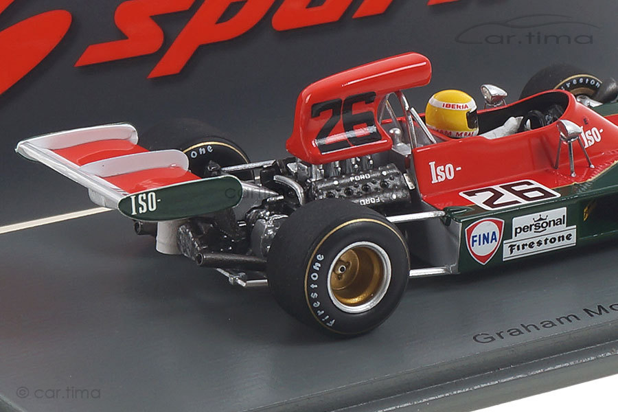 Iso IR GP Great Britain 1973 Graham McRae Spark 1:43 S7572 Iso IR GP Great Britain 1973 Graham McRae Spark 1:43 S7572