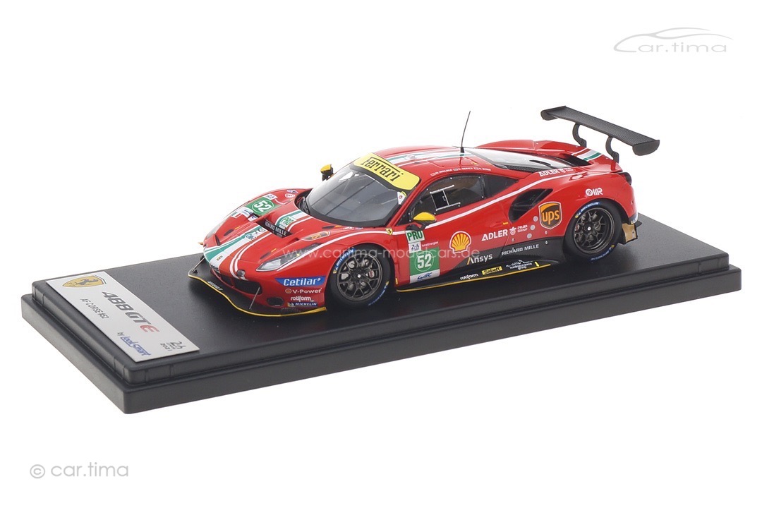 Ferrari 488 GTE EVO 24h Le Mans 2021 Serra/Molina/Bird Looksmart 1:43 LSLM122 Ferrari 488 GTE EVO 24h Le Mans 2021 Serra/Molina/Bird Looksmart 1:43 LSLM122