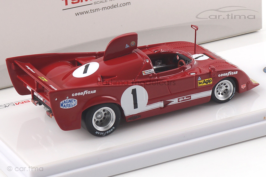Alfa Romeo T33 TT 1000 km Spa 1975 Ickx/Merzario TSM 1:43 TSM164309 Alfa Romeo T33 TT 1000 km Spa 1975 Ickx/Merzario TSM 1:43 TSM164309