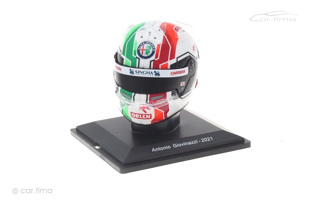 Helm/Helmet Antonio Giovinazzi Alfa Romeo 2021 Spark 1:5 5HF059