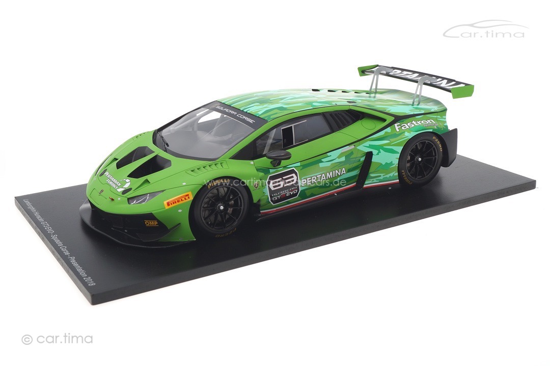 Lamborghini Huracán GT3 Evo Präsentation 2018 Spark 1:18 18S527