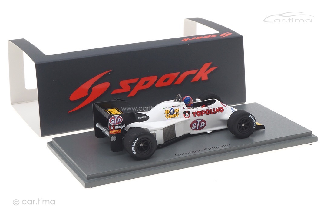 Spirit 101 Test Brasilien 1984 Emerson Fittipaldi Spark 1:43 S3925 Spirit 101 Test Brasilien 1984 Emerson Fittipaldi Spark 1:43 S3925
