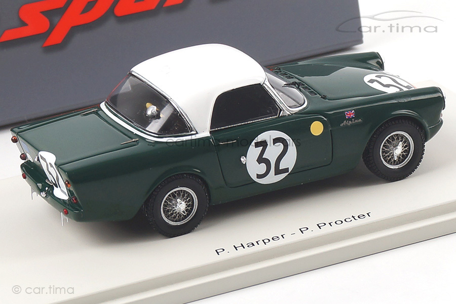 Sunbeam Alpine 24h Le Mans 1962 Harper/Procter Spark 1:43 S4050 Sunbeam Alpine 24h Le Mans 1962 Harper/Procter Spark 1:43 S4050