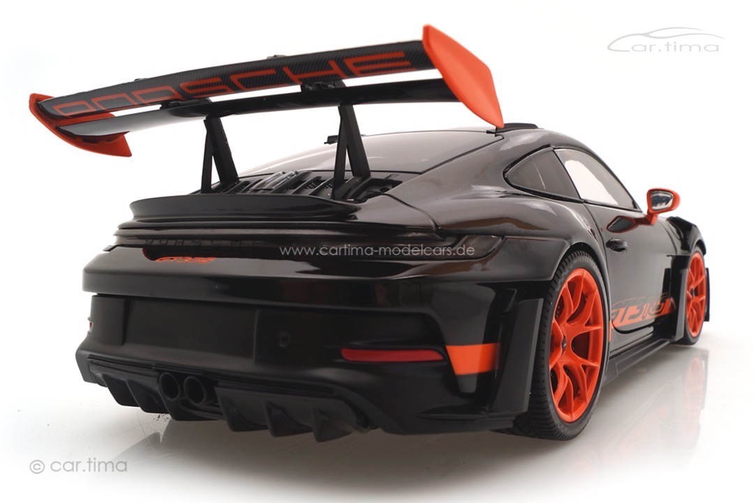Porsche 911 (992) GT3 RS Schwarz/Rad orange Minichamps 1:18 113062030 Porsche 911 (992) GT3 RS Schwarz/Rad orange Minichamps 1:18 113062030