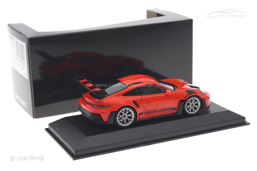 Porsche 911 (992) GT3 RS Indischrot/Rad silber Minichamps 1:43 410062102 Porsche 911 (992) GT3 RS Indischrot/Rad silber Minichamps 1:43 410062102