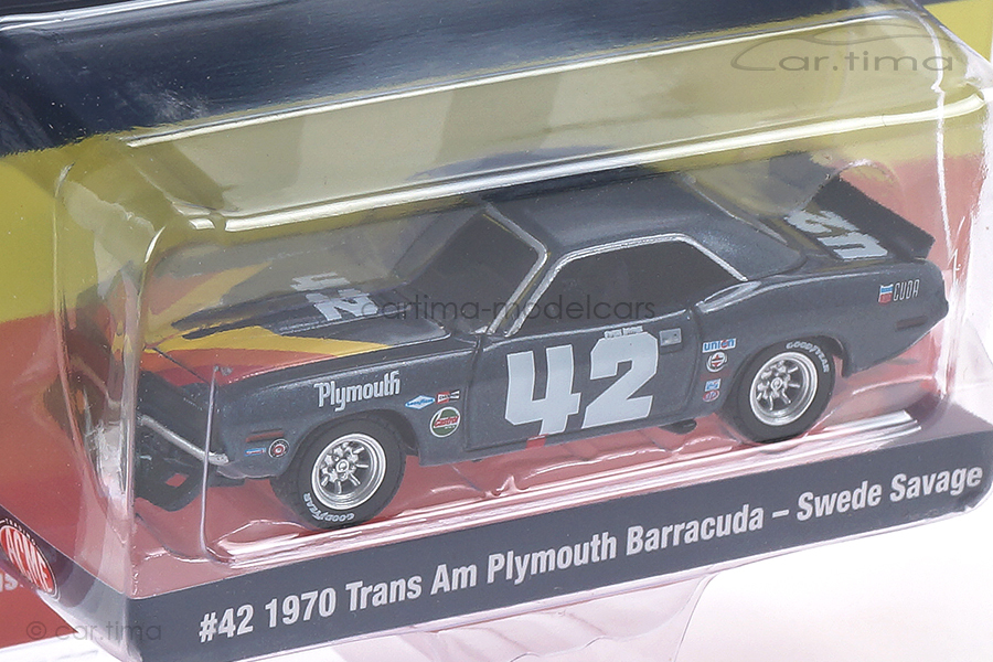 Plymouth Trans Am Barracuda 1970 Swede Savage ACME 1:64 GL-51264