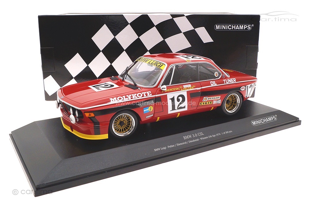BMW 3.0 CSL Winner 24h Spa 1974 Xhenceval/Dieudonné Minichamps 1:18 155742612